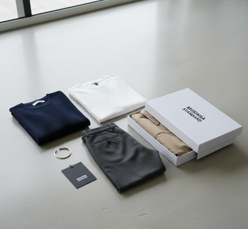 MUSINSAの世界観を表すビジュアル