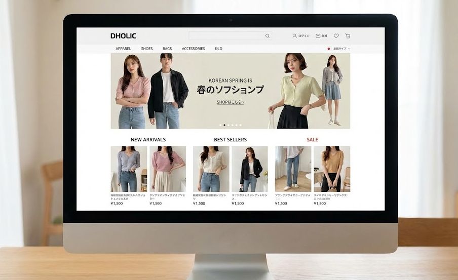 DHOLICのサイトイメージ